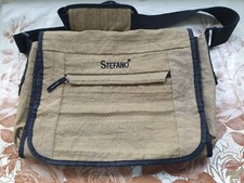 Schultertasche Seitentasche Stefano Hellbraun-gebraucht