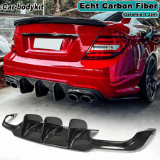 Carbon Heckdiffusor Heck Stoßstange Spoiler Für Mercedes W204 C204 C63  13-15