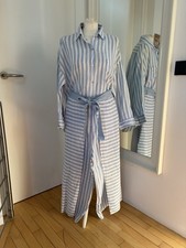 Blauweiß gestreifte bluse - blauweiß, mit