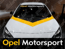 1x 100 cm Motorsport Frontscheiben Aufkleber für Opel Corsa Astra OPC Sticker
