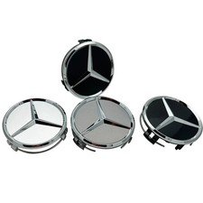 4pcs 75mm Car Wheel Center Caps Rims Hub Caps For Mercedes Benz W204 205 A B C E