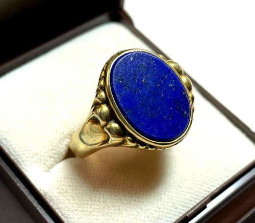 Antik 585 gold herrenring - 585,