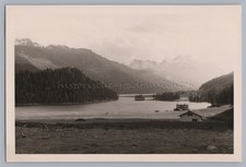 Silvaplana Graubünden Schweiz 1961 - Silvaplanasee Gebäude - Altes Foto