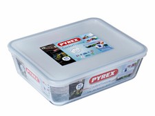 Glasbehälter Frischhaltedosen Aufbewahrungs Vorrats Dose Behälter Box Pyrex 2,6L