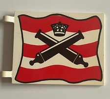 Lego Piraten Fahne Flagge 2525px1 Imperial Flagship 6271 6277 6263 vergilbt