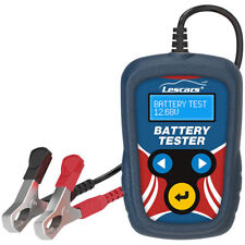 Lescars Voltmeter: 12-Volt-Kfz-Batterietester mit Lasttester, 100 bis 2000 CCA