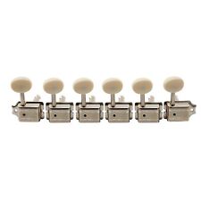 Wilkinson White Button Vintage Deluxe Guitar Split 6 Inline Machine Tuning Pegs