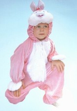 Bunny Kostüm in Rosa Hasenkostüm Ostern Kostüm Hasenoutfit Kind rosa 