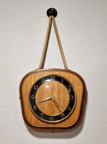 Vintage mauthe wanduhr - vintage,