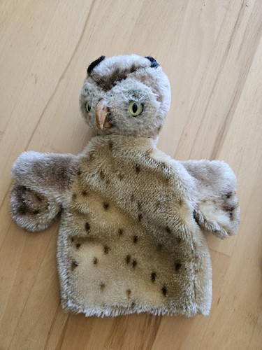 Antike handpuppe eule steiff - antike,