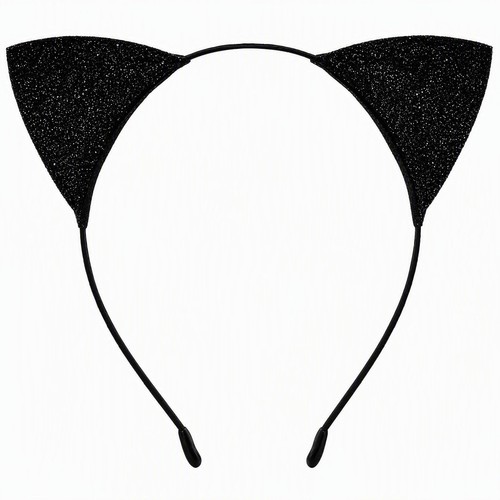 Katzenohren haarreif schwarz - katzenohren,