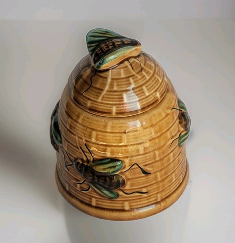 Keramik honigtopf mit bienen - honigtopf,