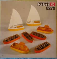 Kibri  8270  (Spur H0)  Ruder-, Motor + Segelboote - Bausatz in OVP - Angebot 3