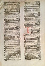 Original Indexblatt "H-I" aus