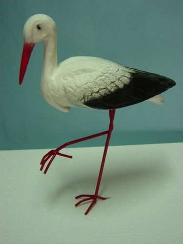 Storch groß dekofigur - storch, 41