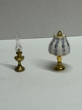 Konvolut - Tischlampen - Reutter u.ä. - Puppenhaus 1:10 / 1:12 ? Vintage