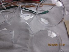Acryl Kugeln und –Sterne mit