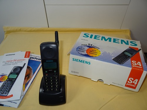 Vintage mobiltelefon siemens - vintage,