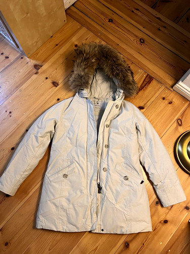 Woolrich damen parka beige - damen, gr