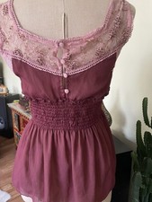 SPITZEN TOP / TUNIKA _ BLUSE  “ NOLITA “  GR.  S