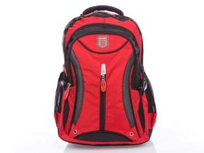 Bag Street Schul Sport Alltag Damen Herren Arbeit Reisen Rucksack Rot Schwarz
