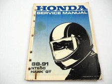 Honda NT650 Hawk GT Repair Shop Service Manual Reparaturanleitung 1988-1991
