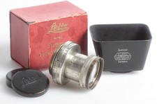 Leica Leitz Summar 2/50 Black Rim Lens Screw Mount M39