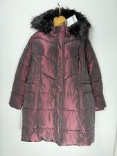 Yours Curve lila Puffer Midi