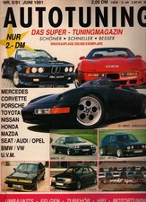 Zeitschrift AUTOTUNING von 6. 1991 Strosek Golf Abt Zender Hamann Brabus