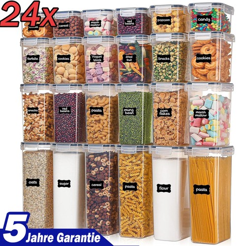 24x vorratsdosen set müsli - 24x,