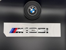 BMW M135i Emblem 135i Aufkleber Heckklappe Chrom Glanz 20 x 155mm TOP!