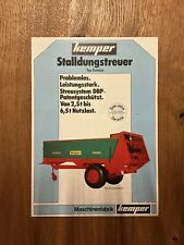 Orig. KEMPER Stalldungstreuer