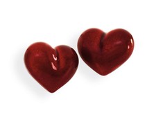 Herz 1 Paar Ohringe Ohrstecker