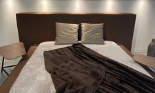 PG22 Bett, Modell THOR, Stoff, Boucle, bronce, NEU!