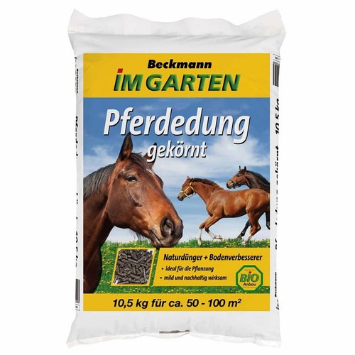 Pferdedung 5kg gekörnt - pferdedung, bio