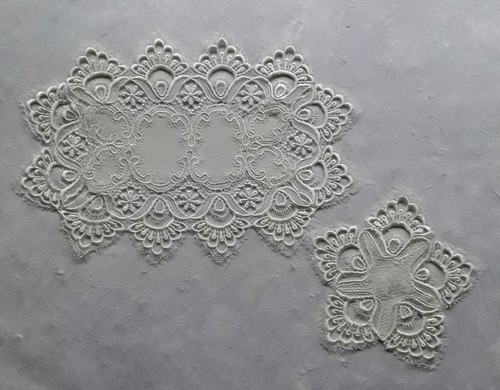 Altes zierdeckchen set - set, •