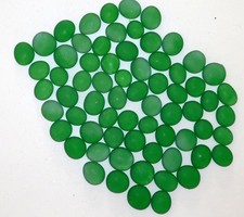 ca. 68 GLASNUGGETS,  ca. 20mm ,  grün