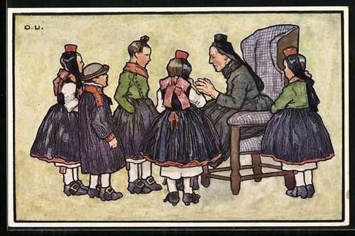 Künstler otto ubbelohde - künstler-ak,