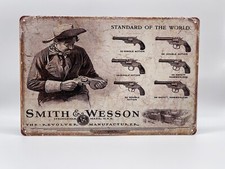 Blechschild Smith & Wesson