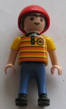 playmobil© Kind Figur Junge Helm aus 4759 Kids Racing Kart Gokart Kettcar