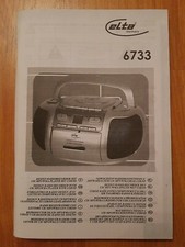 Bedienungsanleitung für elta 6733 CD MP3 WMA Player Gebrauchsanleitung