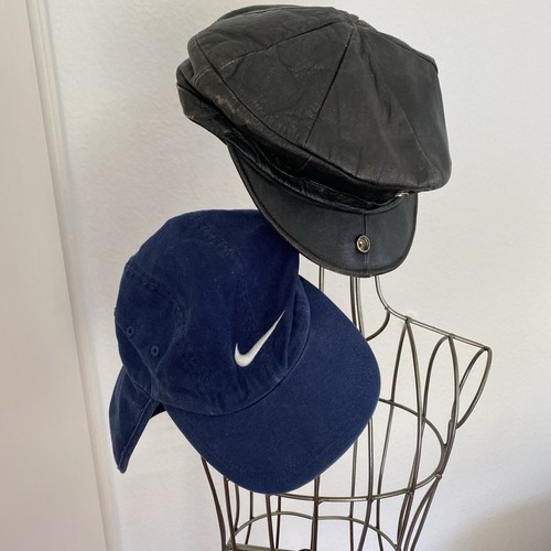 Vintage kappe schwarz auch - kappe,