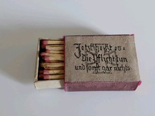 Streichholzschachtel, Jetzt