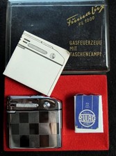 Rarität! Fumalux FL-1000 Gas Version! Neuwertig in OVP! Feuerzeug m.Taschenlampe