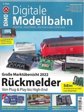 Digitale Modellbahn DIMO 4.2022 - RÜCKMELDER - Neuwertig