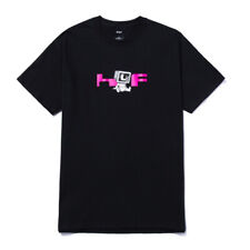 Huf Worldwide Skateboard Shirt T-Shirt Tee Monitored Black in L