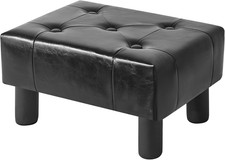 Kunstleder Fußhocker Sitzbank