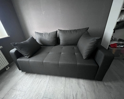 Graues schlafsofa sitzer - graues,