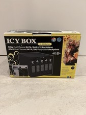 ICY BOX IB-555SSK  5-fach Bay Dual Channel SATA/SAS Backplane RAID Neuwertig OVP