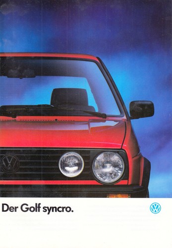 Volkswagen golf syncro 2 - volkswagen, ii